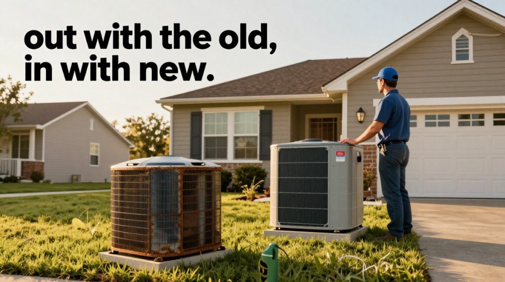 New HVAC System Replacing Old Unit in 2026